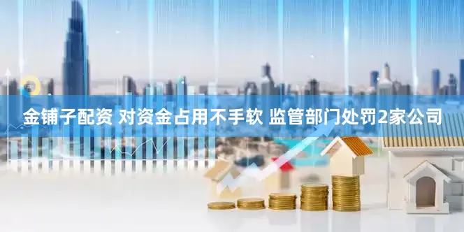 金铺子配资 对资金占用不手软 监管部门处罚2家公司